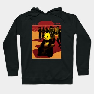 A panda in Tienanmen Square Hoodie